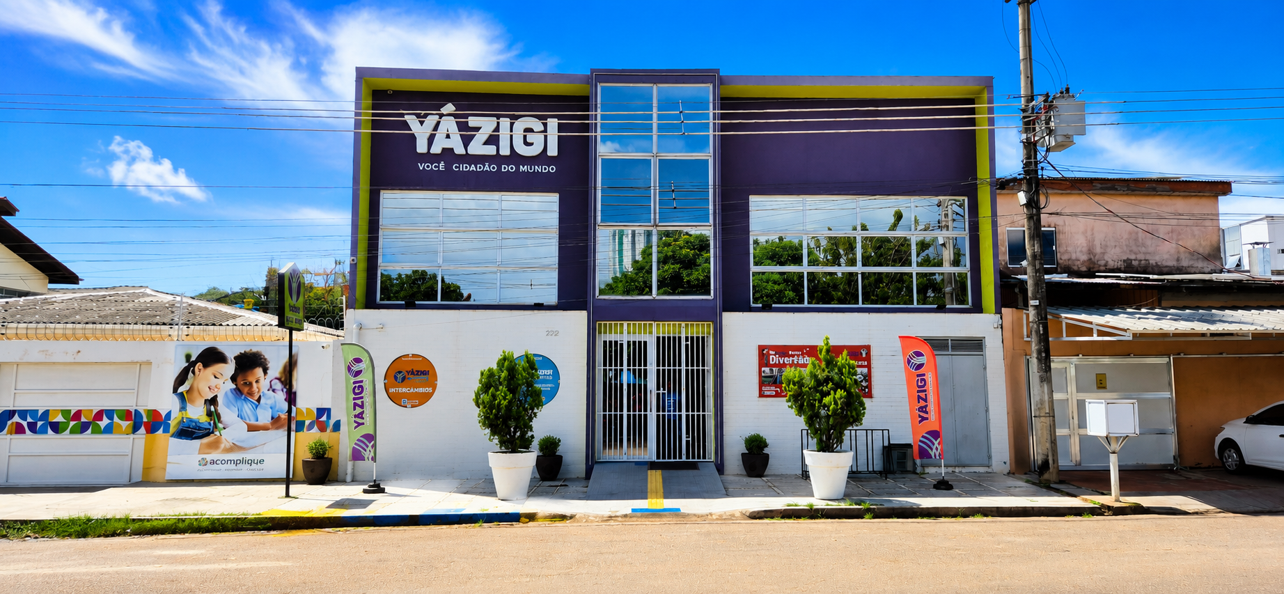 Fachada do Yázigi Macapá